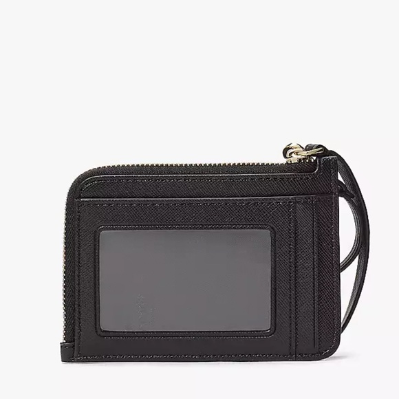 Kate Spade Schuyler Small Card Holder Wristlet
Black 
NWT - Picture 3 of 16